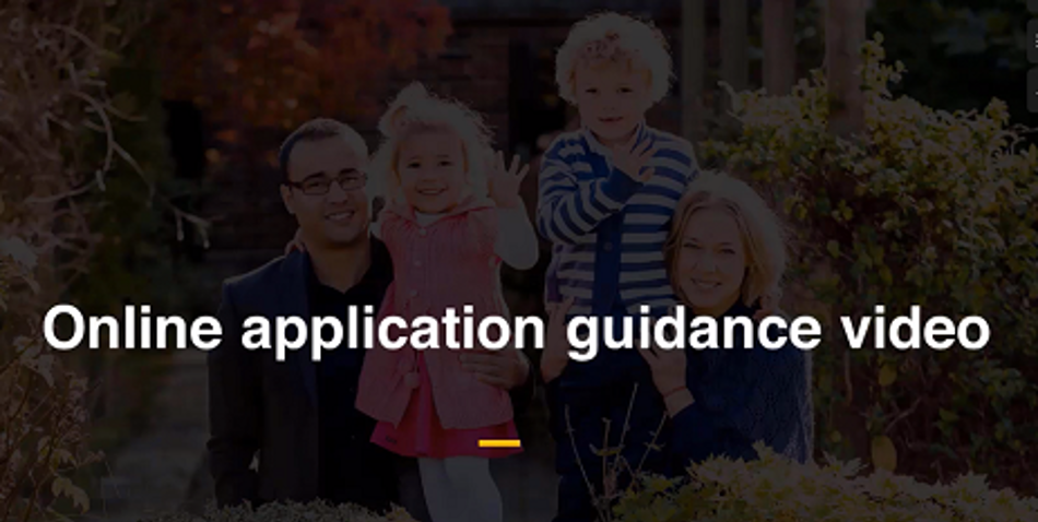 Online Application Guidance Video Thumbnail